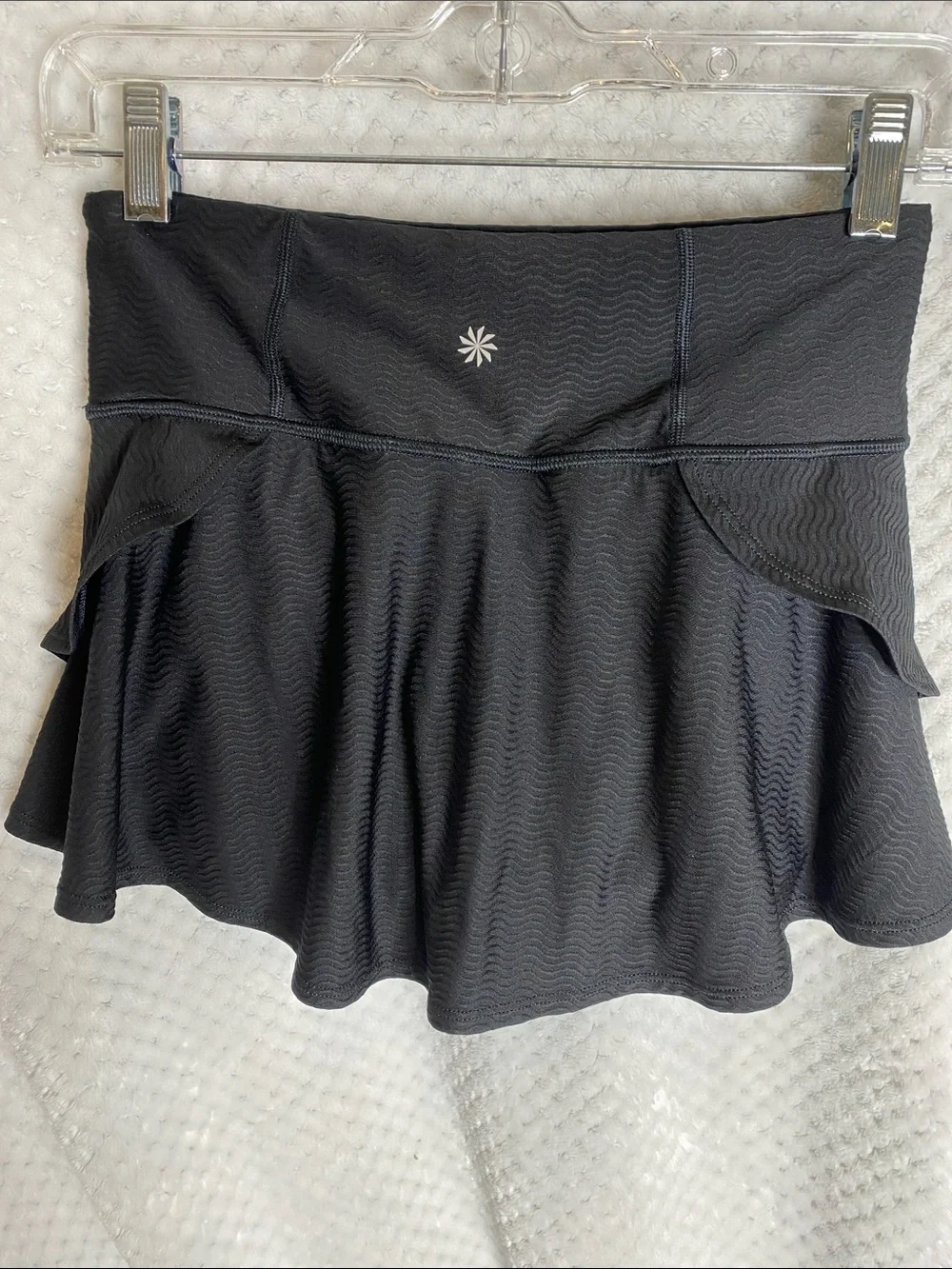 Athleta Black Girls' Athletic Skort Textured Material